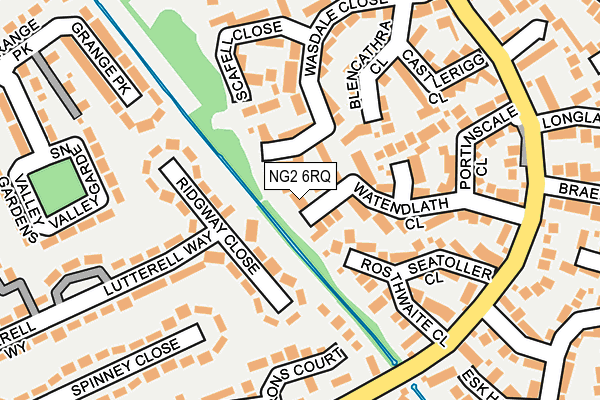 NG2 6RQ map - OS OpenMap – Local (Ordnance Survey) NG2 6RQ map - OS OpenMap – Local (Ordnance Survey)
