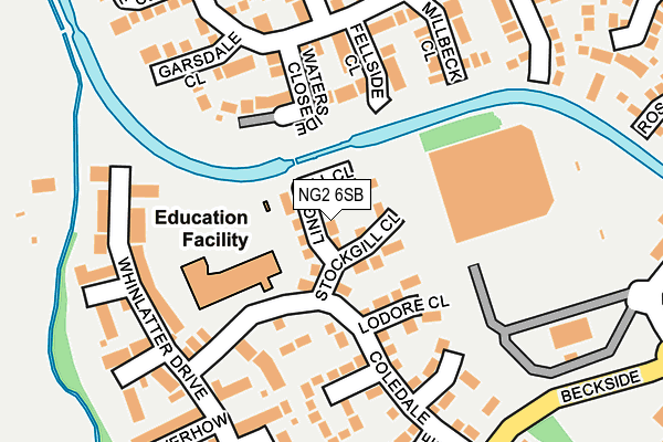 NG2 6SB map - OS OpenMap – Local (Ordnance Survey) NG2 6SB map - OS OpenMap – Local (Ordnance Survey)