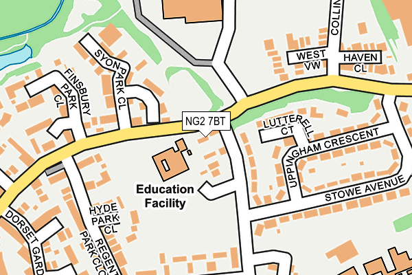 NG2 7BT map - OS OpenMap – Local (Ordnance Survey) NG2 7BT map - OS OpenMap – Local (Ordnance Survey)