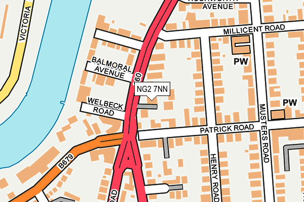 NG2 7NN map - OS OpenMap – Local (Ordnance Survey) NG2 7NN map - OS OpenMap – Local (Ordnance Survey)