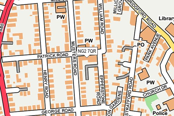 NG2 7QR map - OS OpenMap – Local (Ordnance Survey) NG2 7QR map - OS OpenMap – Local (Ordnance Survey)