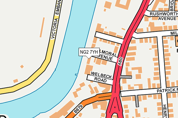 NG2 7YH map - OS OpenMap – Local (Ordnance Survey) NG2 7YH map - OS OpenMap – Local (Ordnance Survey)