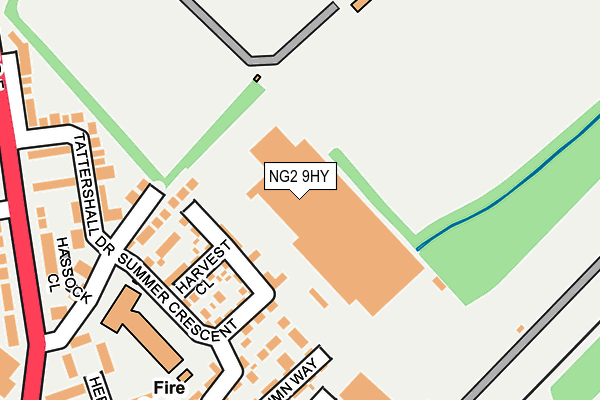 NG2 9HY map - OS OpenMap – Local (Ordnance Survey) NG2 9HY map - OS OpenMap – Local (Ordnance Survey)