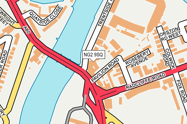 NG2 9SQ map - OS OpenMap – Local (Ordnance Survey) NG2 9SQ map - OS OpenMap – Local (Ordnance Survey)