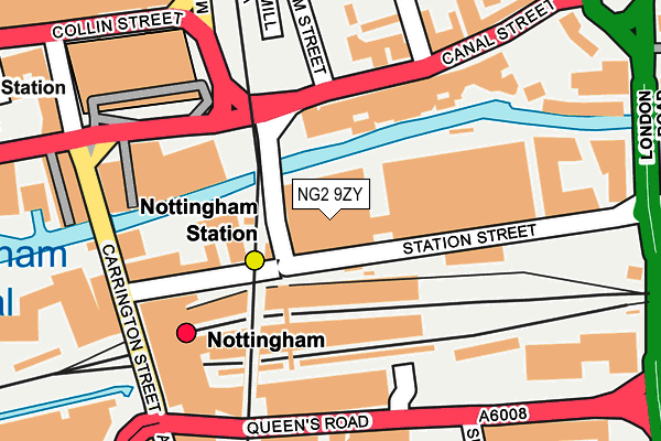 NG2 9ZY map - OS OpenMap – Local (Ordnance Survey) NG2 9ZY map - OS OpenMap – Local (Ordnance Survey)