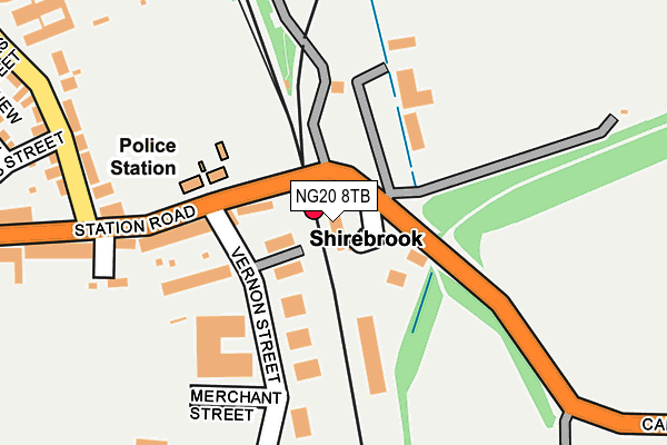 NG20 8TB map - OS OpenMap – Local (Ordnance Survey) NG20 8TB map - OS OpenMap – Local (Ordnance Survey)