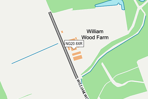 NG20 8XR map - OS OpenMap – Local (Ordnance Survey) NG20 8XR map - OS OpenMap – Local (Ordnance Survey)