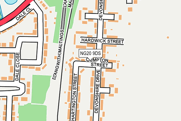 NG20 9DS map - OS OpenMap – Local (Ordnance Survey) NG20 9DS map - OS OpenMap – Local (Ordnance Survey)
