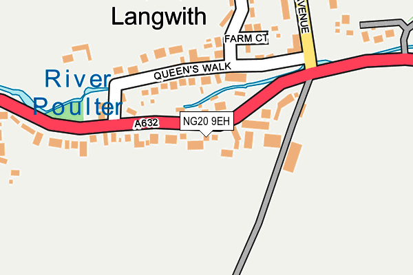NG20 9EH map - OS OpenMap – Local (Ordnance Survey) NG20 9EH map - OS OpenMap – Local (Ordnance Survey)