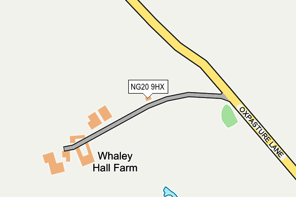 NG20 9HX map - OS OpenMap – Local (Ordnance Survey) NG20 9HX map - OS OpenMap – Local (Ordnance Survey)