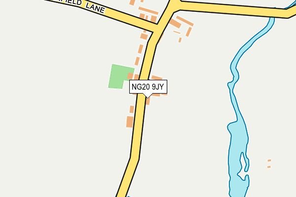 NG20 9JY map - OS OpenMap – Local (Ordnance Survey) NG20 9JY map - OS OpenMap – Local (Ordnance Survey)