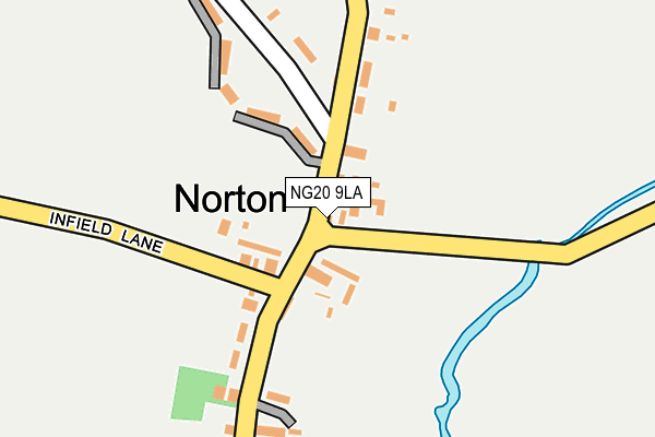 NG20 9LA map - OS OpenMap – Local (Ordnance Survey) NG20 9LA map - OS OpenMap – Local (Ordnance Survey)