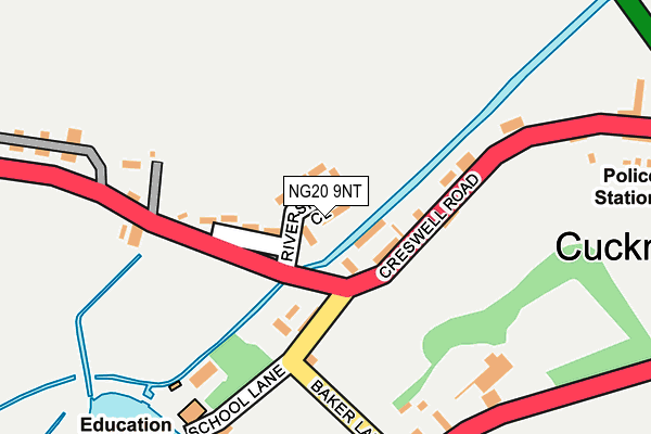 NG20 9NT map - OS OpenMap – Local (Ordnance Survey) NG20 9NT map - OS OpenMap – Local (Ordnance Survey)