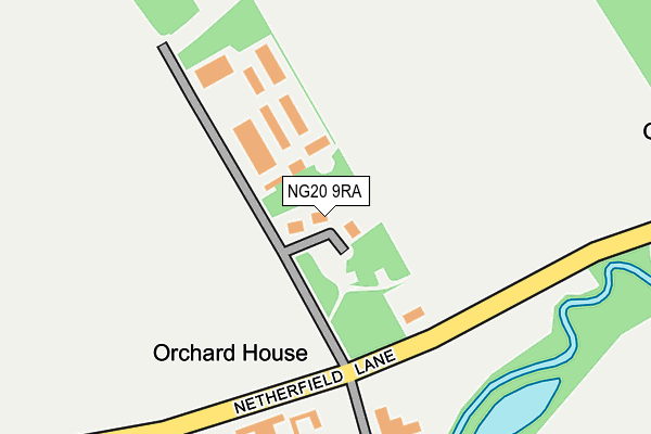 NG20 9RA map - OS OpenMap – Local (Ordnance Survey) NG20 9RA map - OS OpenMap – Local (Ordnance Survey)