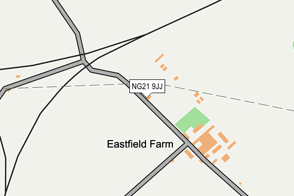 NG21 9JJ map - OS OpenMap – Local (Ordnance Survey) NG21 9JJ map - OS OpenMap – Local (Ordnance Survey)