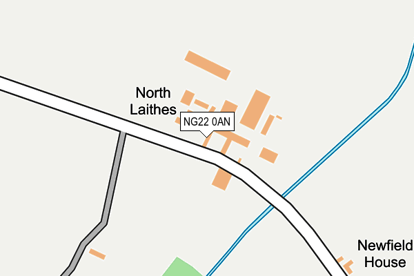 NG22 0AN map - OS OpenMap – Local (Ordnance Survey) NG22 0AN map - OS OpenMap – Local (Ordnance Survey)