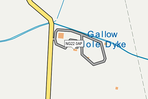 NG22 0AP map - OS OpenMap – Local (Ordnance Survey) NG22 0AP map - OS OpenMap – Local (Ordnance Survey)