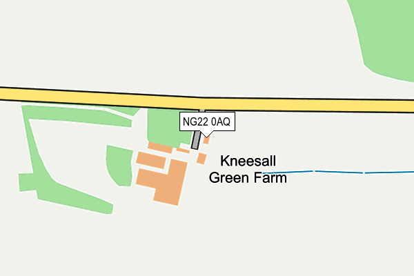 NG22 0AQ map - OS OpenMap – Local (Ordnance Survey) NG22 0AQ map - OS OpenMap – Local (Ordnance Survey)