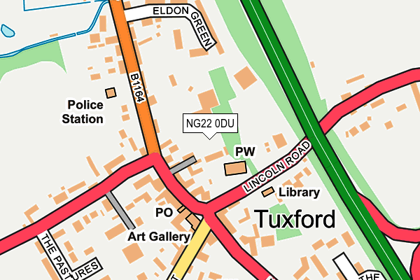 NG22 0DU map - OS OpenMap – Local (Ordnance Survey) NG22 0DU map - OS OpenMap – Local (Ordnance Survey)