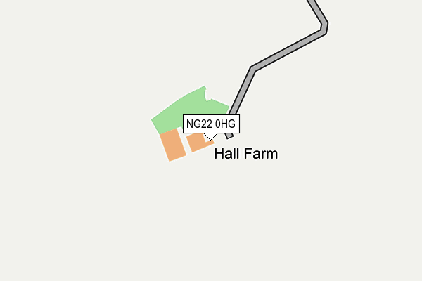 NG22 0HG map - OS OpenMap – Local (Ordnance Survey) NG22 0HG map - OS OpenMap – Local (Ordnance Survey)