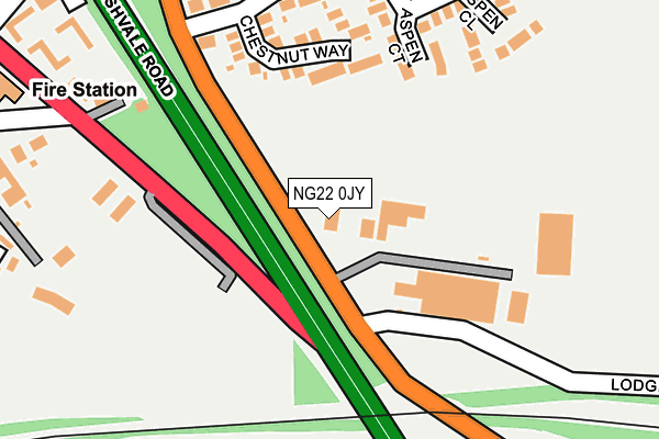 NG22 0JY map - OS OpenMap – Local (Ordnance Survey) NG22 0JY map - OS OpenMap – Local (Ordnance Survey)