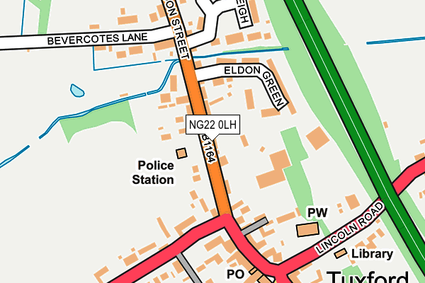 NG22 0LH map - OS OpenMap – Local (Ordnance Survey) NG22 0LH map - OS OpenMap – Local (Ordnance Survey)