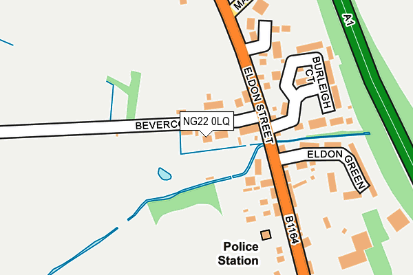NG22 0LQ map - OS OpenMap – Local (Ordnance Survey) NG22 0LQ map - OS OpenMap – Local (Ordnance Survey)
