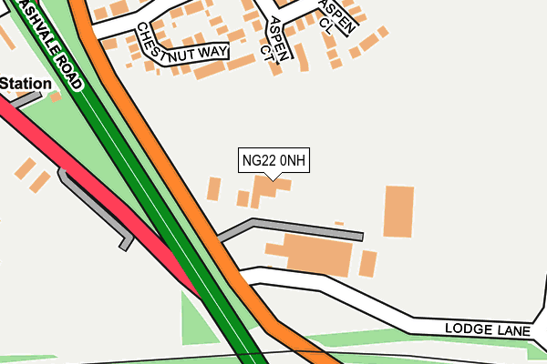 NG22 0NH map - OS OpenMap – Local (Ordnance Survey) NG22 0NH map - OS OpenMap – Local (Ordnance Survey)
