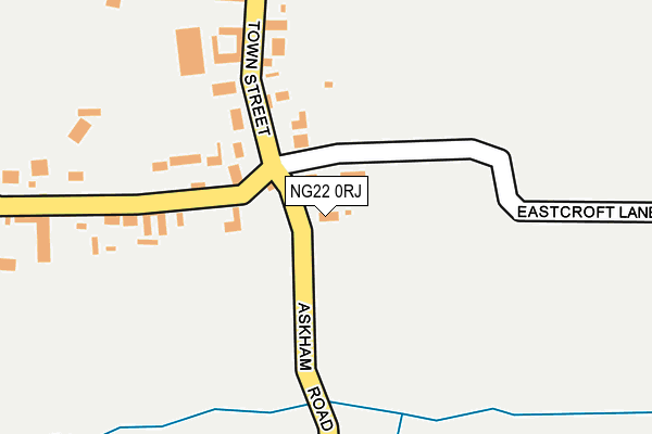 NG22 0RJ map - OS OpenMap – Local (Ordnance Survey) NG22 0RJ map - OS OpenMap – Local (Ordnance Survey)