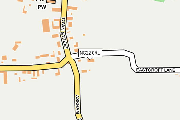 NG22 0RL map - OS OpenMap – Local (Ordnance Survey) NG22 0RL map - OS OpenMap – Local (Ordnance Survey)