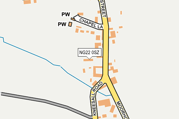 NG22 0SZ map - OS OpenMap – Local (Ordnance Survey) NG22 0SZ map - OS OpenMap – Local (Ordnance Survey)