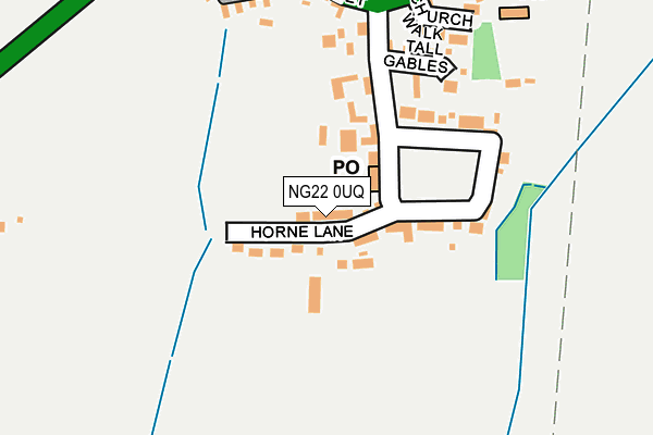 NG22 0UQ map - OS OpenMap – Local (Ordnance Survey) NG22 0UQ map - OS OpenMap – Local (Ordnance Survey)