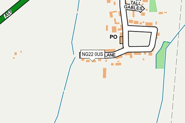 NG22 0US map - OS OpenMap – Local (Ordnance Survey) NG22 0US map - OS OpenMap – Local (Ordnance Survey)