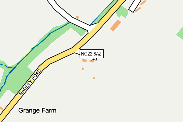NG22 8AZ map - OS OpenMap – Local (Ordnance Survey) NG22 8AZ map - OS OpenMap – Local (Ordnance Survey)