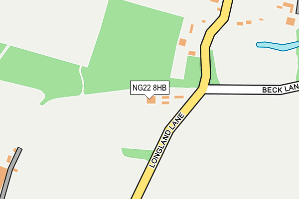 NG22 8HB map - OS OpenMap – Local (Ordnance Survey) NG22 8HB map - OS OpenMap – Local (Ordnance Survey)