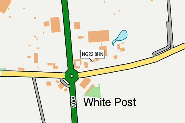 NG22 8HN map - OS OpenMap – Local (Ordnance Survey) NG22 8HN map - OS OpenMap – Local (Ordnance Survey)