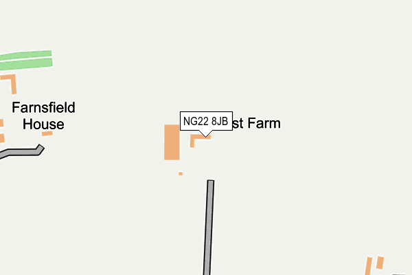 NG22 8JB map - OS OpenMap – Local (Ordnance Survey) NG22 8JB map - OS OpenMap – Local (Ordnance Survey)