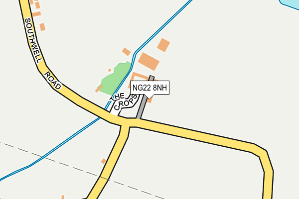 NG22 8NH map - OS OpenMap – Local (Ordnance Survey) NG22 8NH map - OS OpenMap – Local (Ordnance Survey)