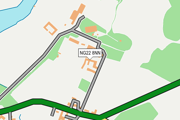 NG22 8NN map - OS OpenMap – Local (Ordnance Survey) NG22 8NN map - OS OpenMap – Local (Ordnance Survey)