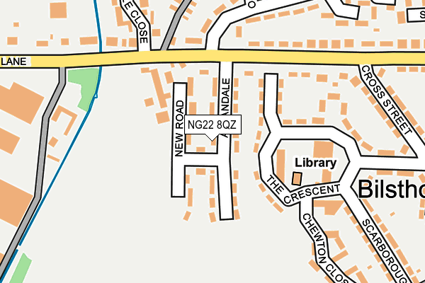 NG22 8QZ map - OS OpenMap – Local (Ordnance Survey) NG22 8QZ map - OS OpenMap – Local (Ordnance Survey)