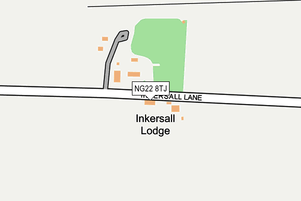 NG22 8TJ map - OS OpenMap – Local (Ordnance Survey) NG22 8TJ map - OS OpenMap – Local (Ordnance Survey)
