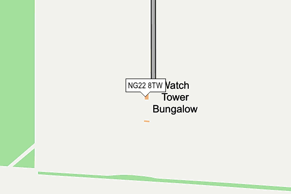 NG22 8TW map - OS OpenMap – Local (Ordnance Survey) NG22 8TW map - OS OpenMap – Local (Ordnance Survey)