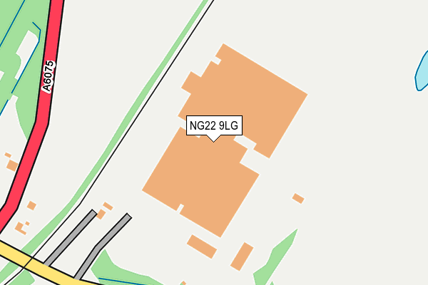NG22 9LG map - OS OpenMap – Local (Ordnance Survey) NG22 9LG map - OS OpenMap – Local (Ordnance Survey)