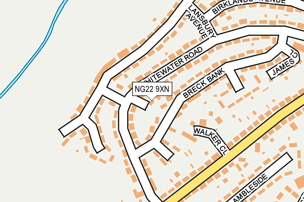 NG22 9XN map - OS OpenMap – Local (Ordnance Survey) NG22 9XN map - OS OpenMap – Local (Ordnance Survey)