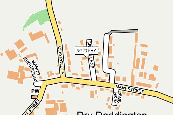 NG23 5HY map - OS OpenMap – Local (Ordnance Survey) NG23 5HY map - OS OpenMap – Local (Ordnance Survey)
