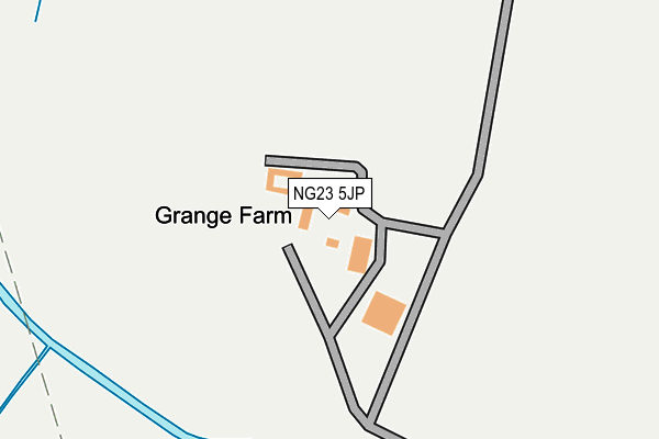 NG23 5JP map - OS OpenMap – Local (Ordnance Survey) NG23 5JP map - OS OpenMap – Local (Ordnance Survey)