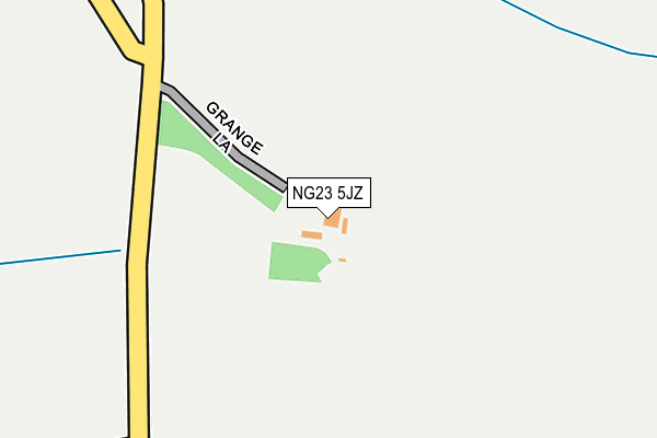 NG23 5JZ map - OS OpenMap – Local (Ordnance Survey) NG23 5JZ map - OS OpenMap – Local (Ordnance Survey)
