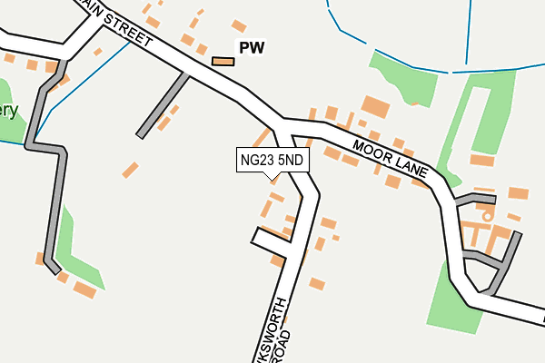 NG23 5ND map - OS OpenMap – Local (Ordnance Survey) NG23 5ND map - OS OpenMap – Local (Ordnance Survey)