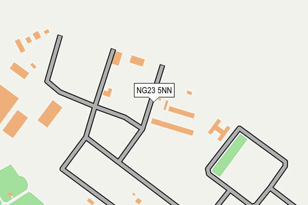 NG23 5NN map - OS OpenMap – Local (Ordnance Survey) NG23 5NN map - OS OpenMap – Local (Ordnance Survey)