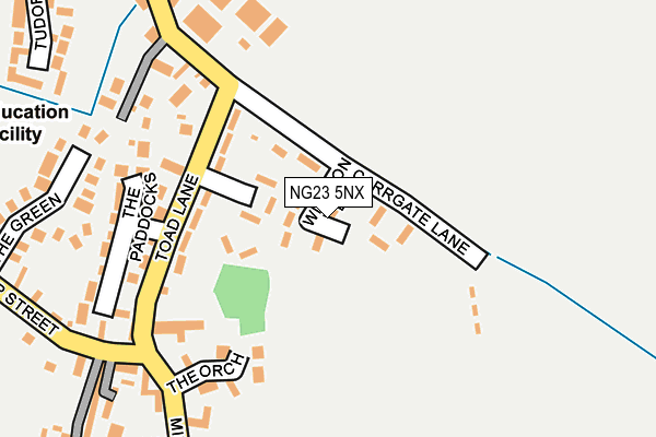 NG23 5NX map - OS OpenMap – Local (Ordnance Survey) NG23 5NX map - OS OpenMap – Local (Ordnance Survey)